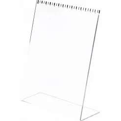 Plymor Clear Acrylic Necklace Display Stand With Top Hooks, 10.625" W x 4" D x 13.5" H