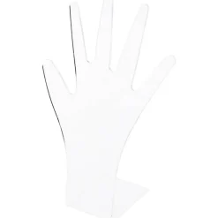 Plymor Flat Clear Acrylic Hand for Jewelry Display, 9.25" H x 5.5" W x 3" D