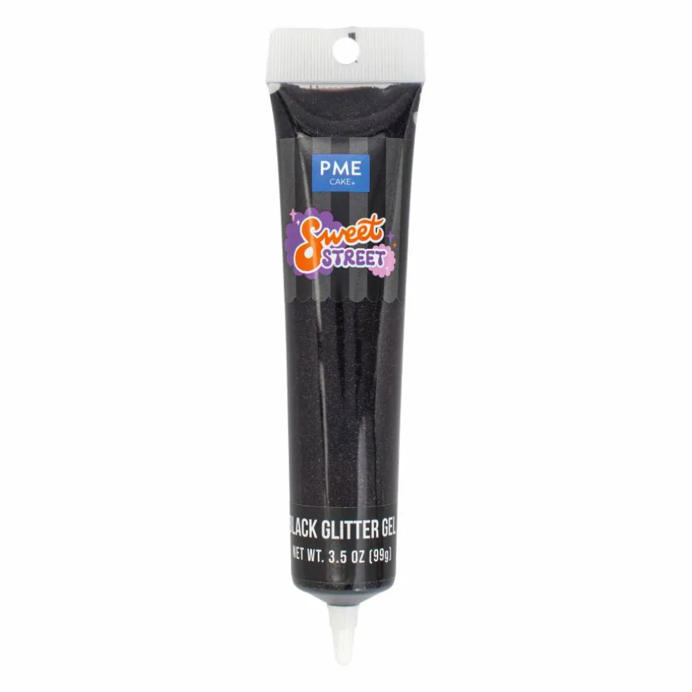 PME Cake Sweet Street® Black Glitter Gel