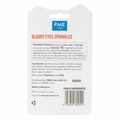 PME Cake Sweet Street® Bloody Eyes Sprinkles