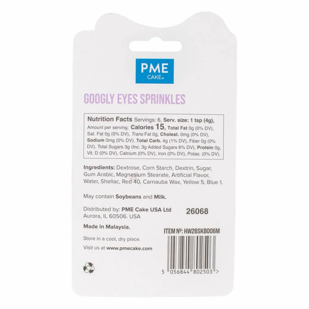 PME Cake Sweet Street® Googly Eyes Sprinkles