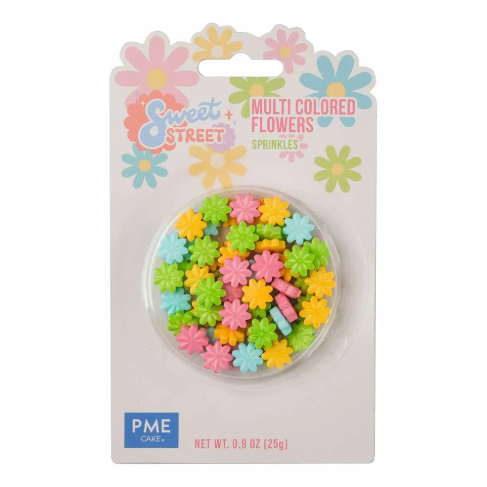 PME Cake Sweet Street® Multicolored Flowers Sprinkles