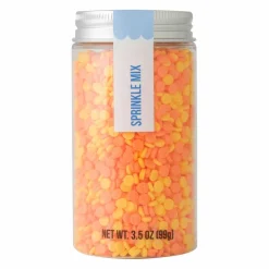 PME Cake Sweet Street® Orange & Yellow Confetti Sprinkle Mix