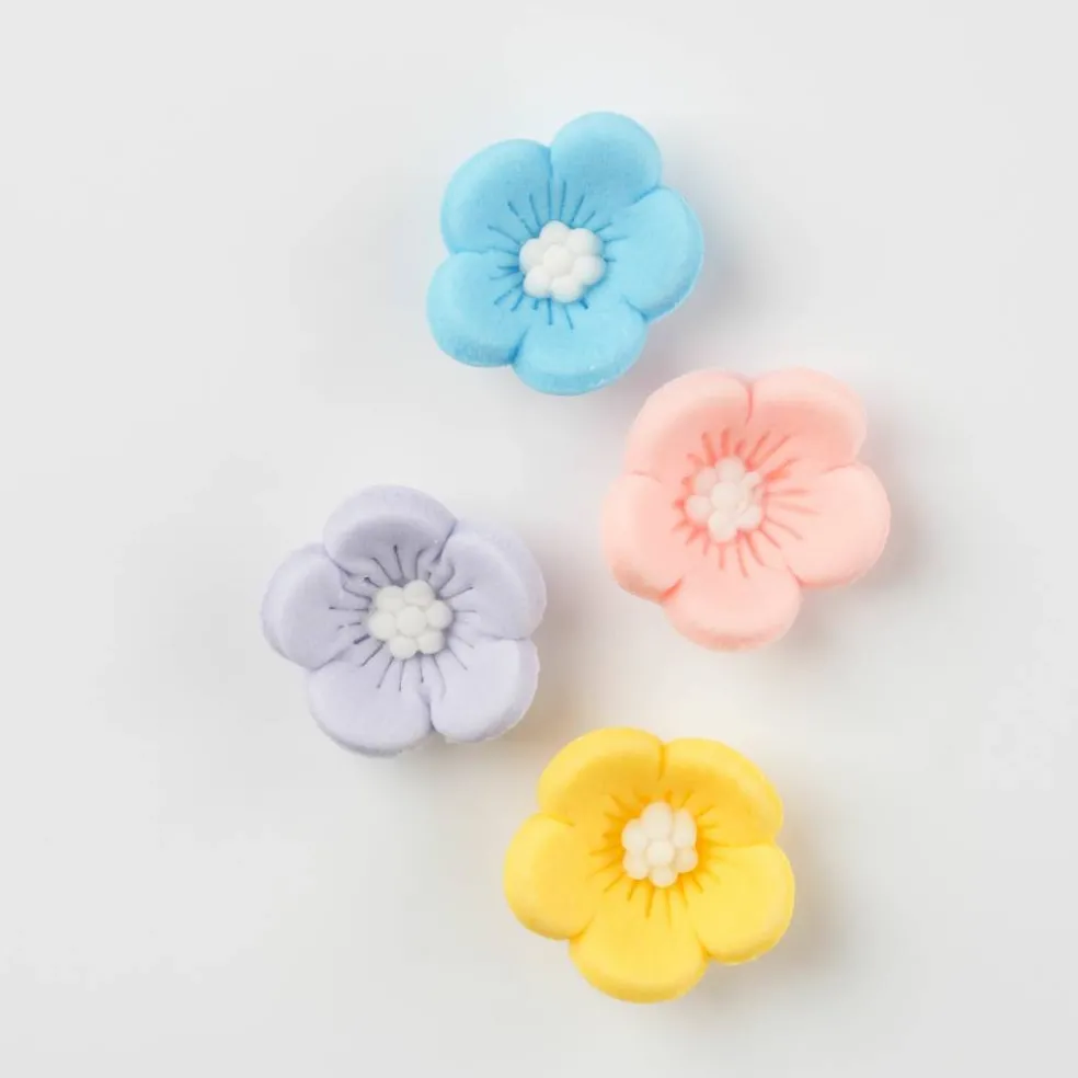 PME Cake Sweet Street® Pastel Flowers Icing Decorations