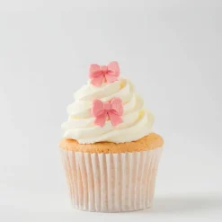 PME Cake Sweet Street® Pink Shimmer Bows Icing Decorations