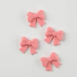 PME Cake Sweet Street® Pink Shimmer Bows Icing Decorations