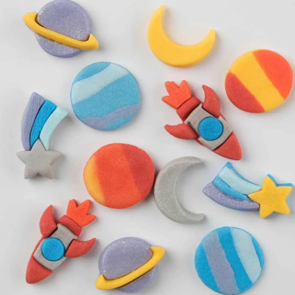 PME Cake Sweet Street® Space Icing Decorations