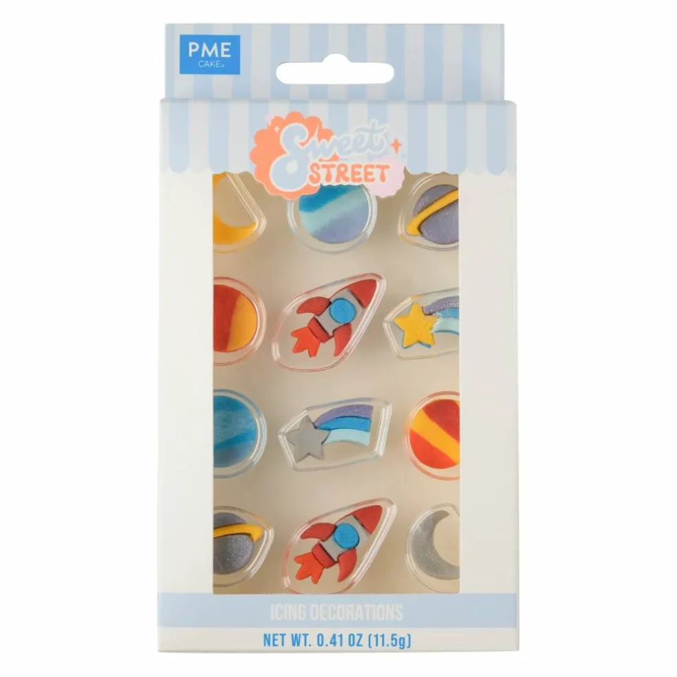 PME Cake Sweet Street® Space Icing Decorations