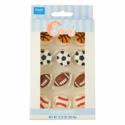 PME Cake Sweet Street® Sports Icing Decorations