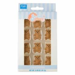 PME Cake Sweet Street® Teddy Bear Icing Decorations
