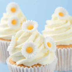 PME Cake Sweet Street® White Daisy Icing Decorations