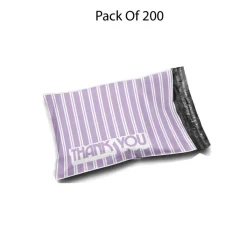 Poly Bag Mailer 10" x 13" Glossy Multi Design Envelopes | Premium Plastic Mailing & Courier Bags