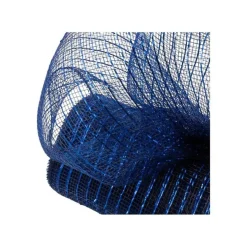 10" Poly Deco Mesh: Metallic Navy/Royal (10 Yards)