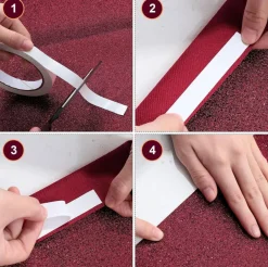 Polyester Carpet Runner with Tape