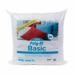 Poly-Fil® Basic™ 2ct. Pillow Inserts, 24" x 24"