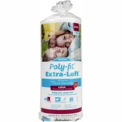 Poly-Fil® Extra-Loft® Polyester Quilt Batting, 90" x 108"