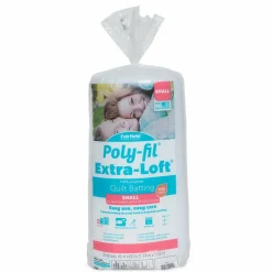 Poly-Fil® Extra-Loft® Polyester Quilt Batting, 45" x 60"