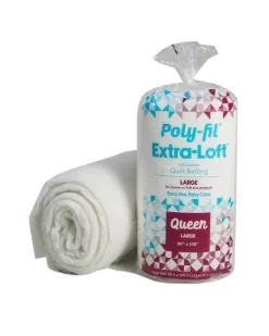 Poly-Fil® Extra Loft® 90" x 108" Queen Polyester Quilt Batting