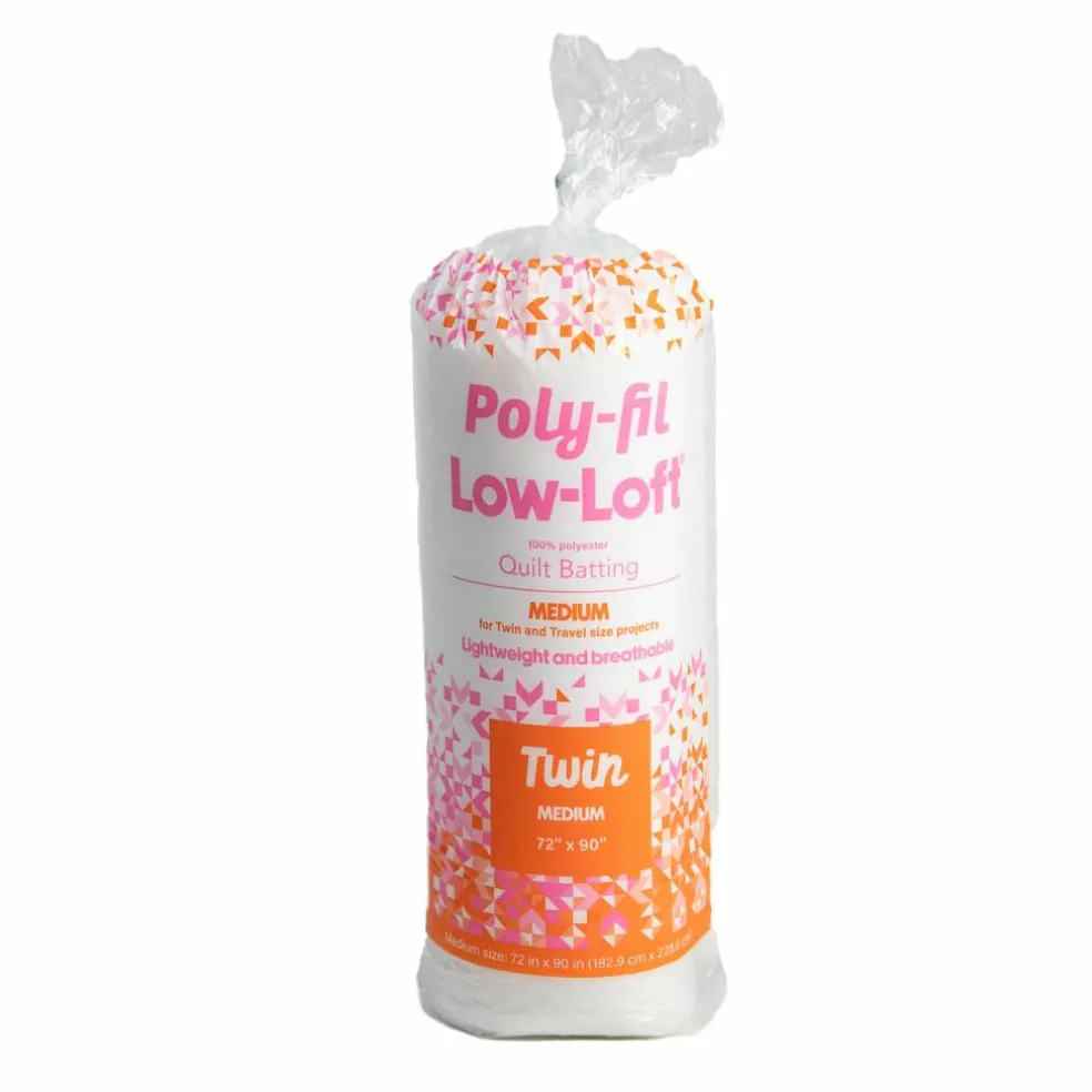 Poly-Fil Low Loft® 72" x 90" Twin Polyester Quilt Batting