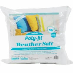 Poly-Fil® Weather Soft™ Indoor/Outdoor Pillow Insert, 18