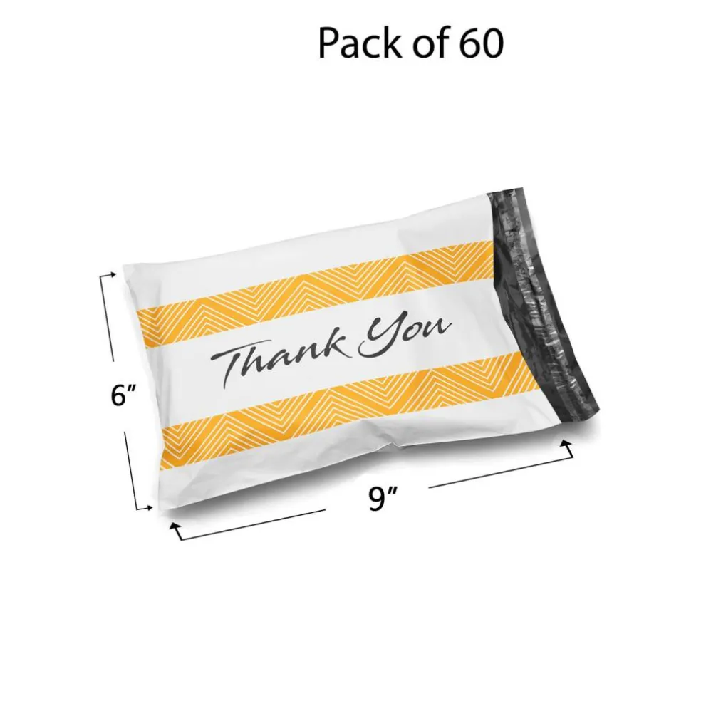 Poly Mailer Envelopes 6" x 9" Multi Design Weight 0.25 to 1 pound