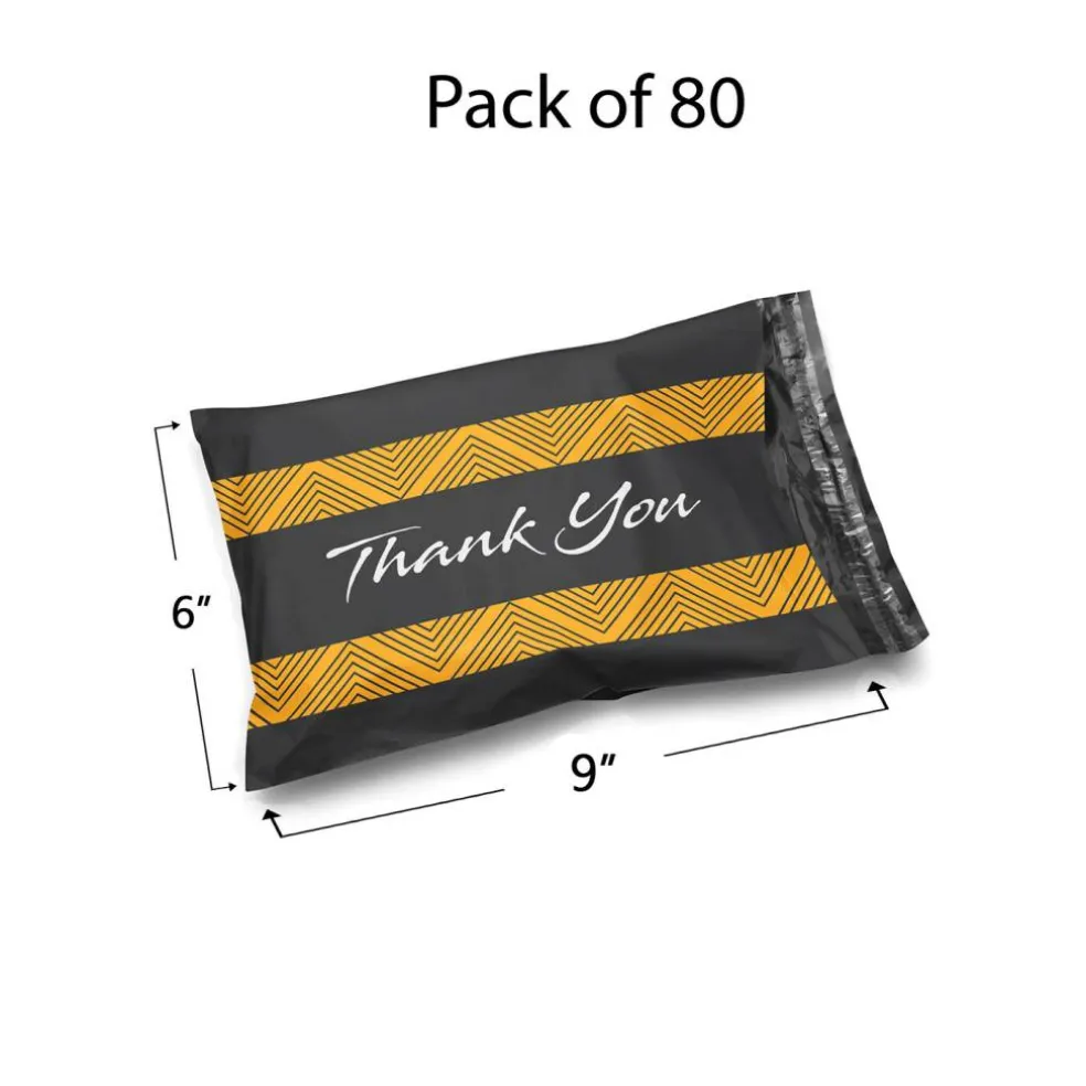 Poly Mailer Envelopes 6" x 9" Multi Design Weight 0.25 to 1 pound