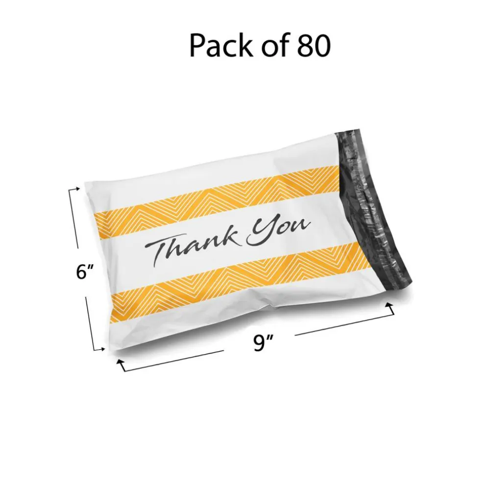 Poly Mailer Envelopes 6" x 9" Multi Design Weight 0.25 to 1 pound