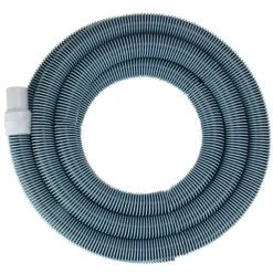 Pool Central 25ft. x 1.5" Blue & Black Extruded EVA In Ground Swimming Pool Vacuum Hose