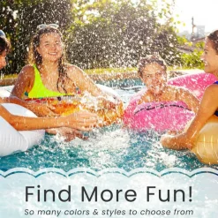 Pool Central® 3.75ft. Yellow Inflatable Kiddie Car Ball Pit & Pool Float