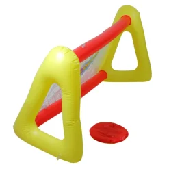 Pool Central® 51" Inflatable Red and Yellow Swimming Pool Frisbee Game Set