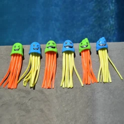Pool Central 5" Multicolor Jellyfish Slow Sinking Dive Game, 6ct.