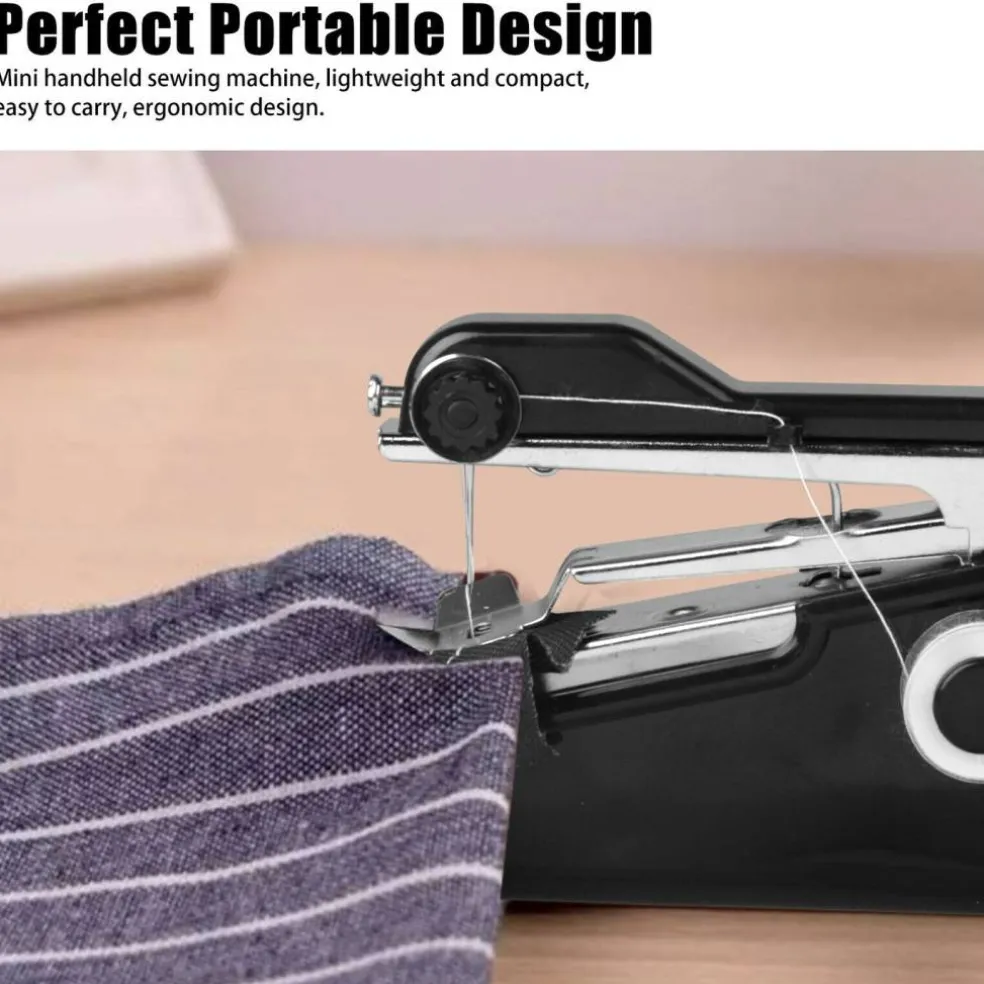 Portable Cordless Mini Sewing Machine for DIY Travel and Home Use