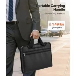 Portable Fireproof Document Bag, Multi-Layer Heat and Water Resistant Storage for Files