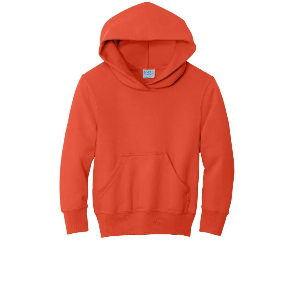 Port & Company® Colors Youth Core Fleece Pullover Hooded Sweatshirt