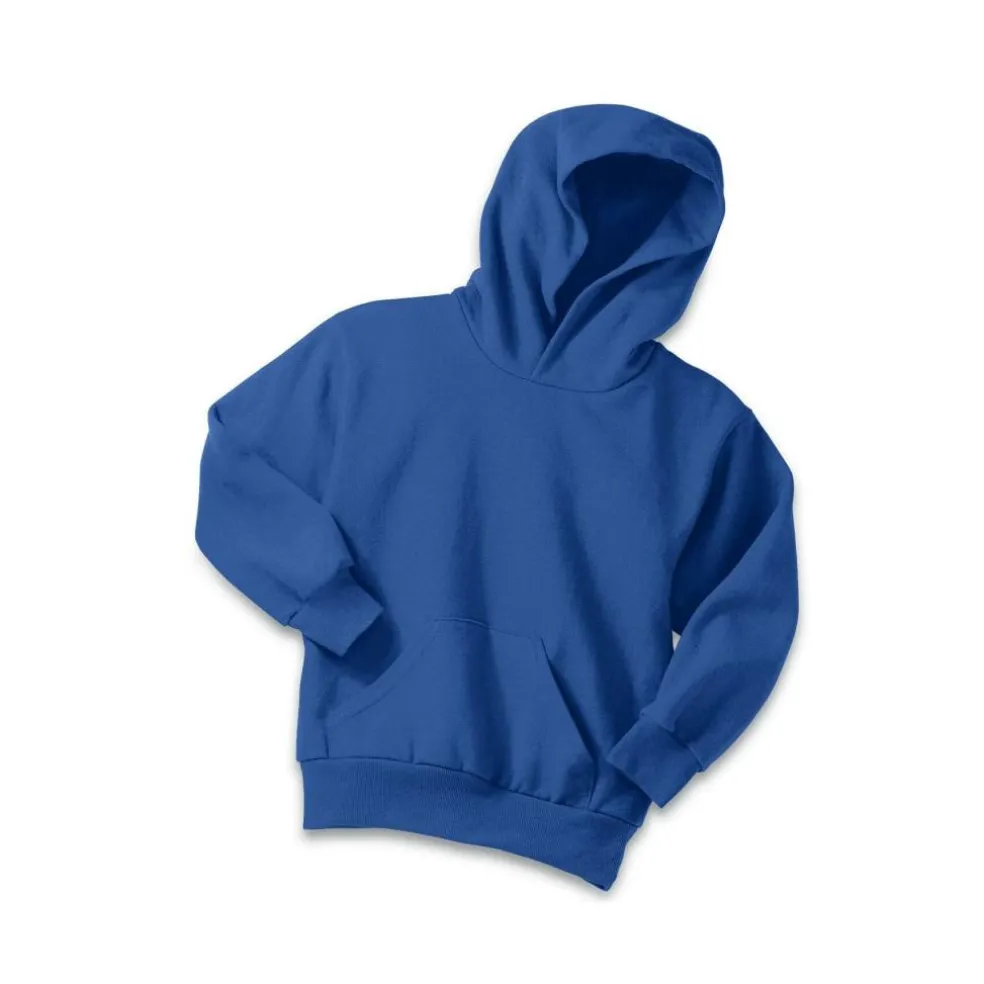 Port & Company® Colors Youth Core Fleece Pullover Hooded Sweatshirt