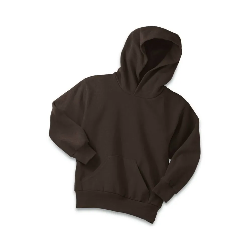 Port & Company® Colors Youth Core Fleece Pullover Hooded Sweatshirt