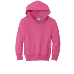 Port & Company® Colors Youth Core Fleece Pullover Hooded Sweatshirt