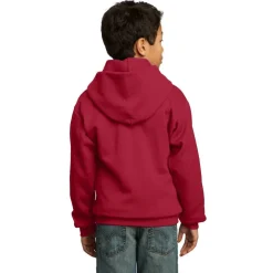 Port & Company® Colors Youth Core Fleece Pullover Hooded Sweatshirt