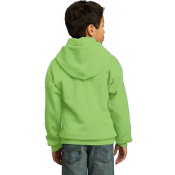 Port & Company® Colors Youth Core Fleece Pullover Hooded Sweatshirt
