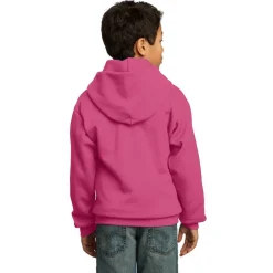 Port & Company® Colors Youth Core Fleece Pullover Hooded Sweatshirt