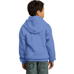 Port & Company® Colors Youth Core Fleece Pullover Hooded Sweatshirt