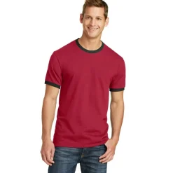 Port & Company® Core Cotton Ringer Tee