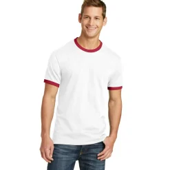 Port & Company® Core Cotton Ringer Tee