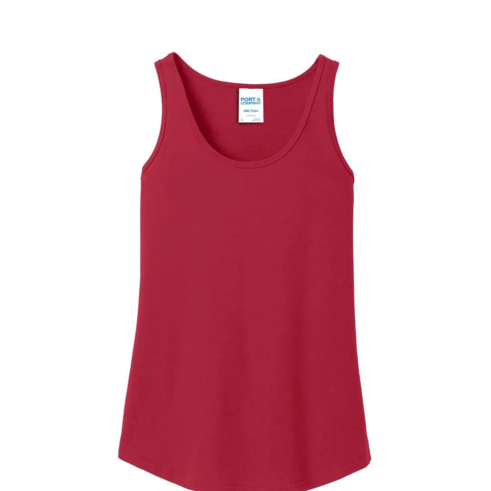 Port & Company® Ladies Core Cotton Tank Top