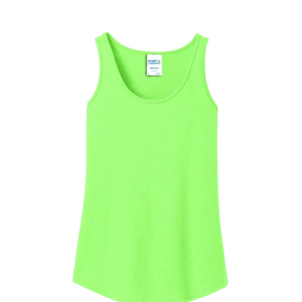 Port & Company® Ladies Core Cotton Tank Top