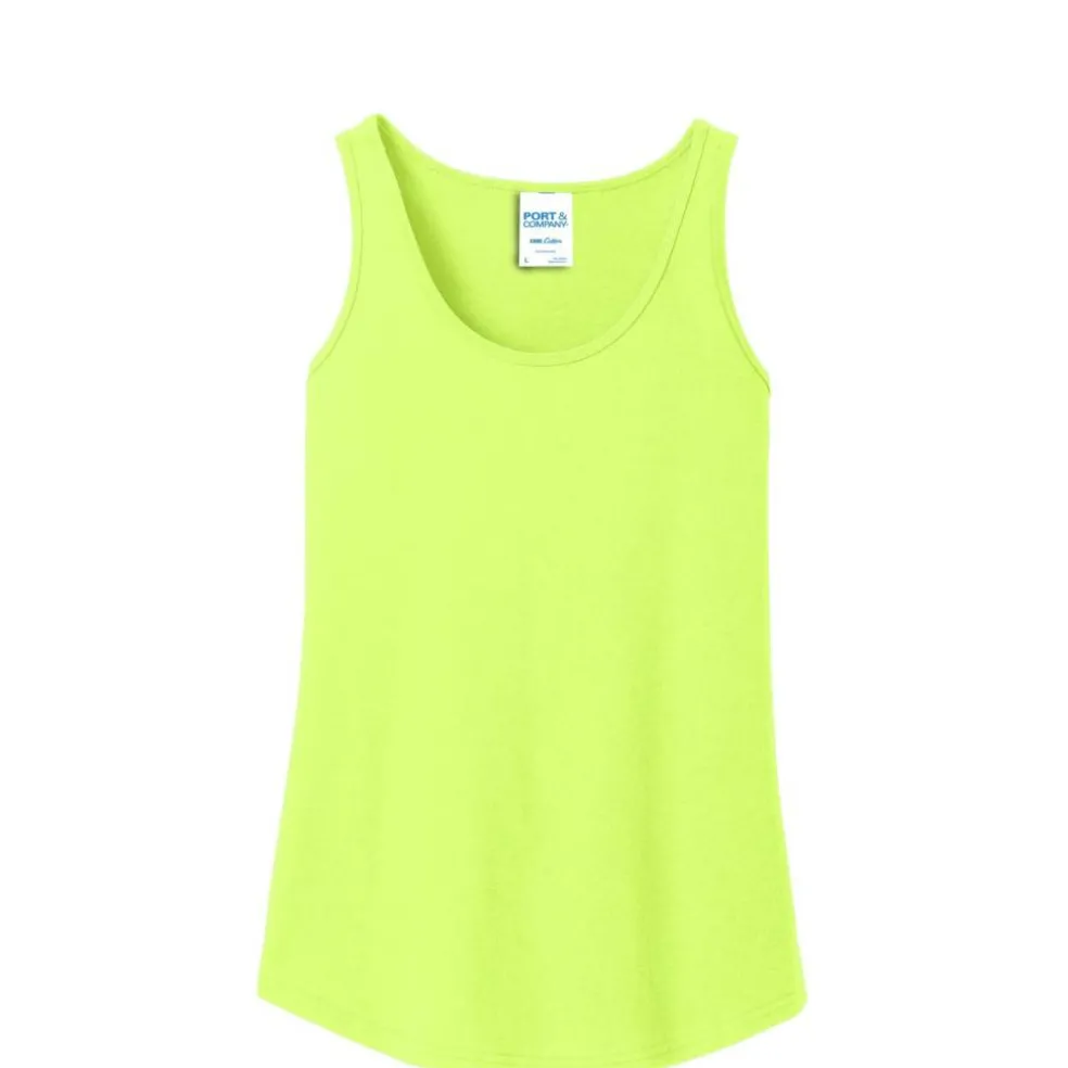 Port & Company® Ladies Core Cotton Tank Top