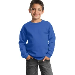 Port & Company® Youth Core Fleece Crewneck Sweatshirt