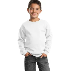 Port & Company® Youth Core Fleece Crewneck Sweatshirt