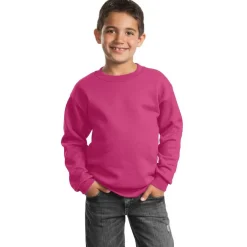 Port & Company® Youth Core Fleece Crewneck Sweatshirt