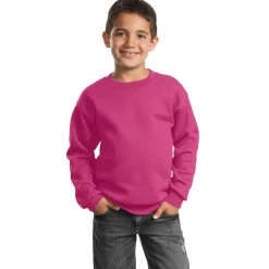 Port & Company® Youth Core Fleece Crewneck Sweatshirt